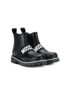 Moschino Kids ботинки челси с логотипом