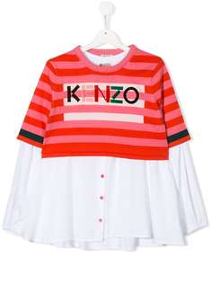 Kenzo Kids многослойный джемпер