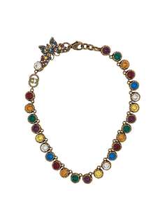 Gucci ожерелье с кристаллами