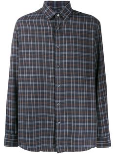 Ermenegildo Zegna рубашка в клетку