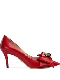 Gucci туфли-лодочки с бантом