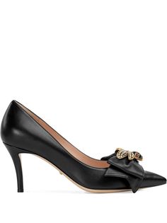 Gucci туфли-лодочки с бантом