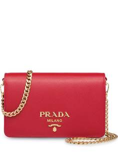 Prada сумка на плечо из кожи Saffiano