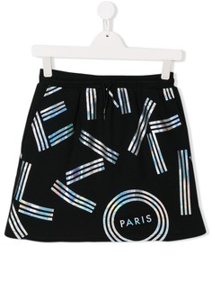 Kenzo Kids юбка с логотипом