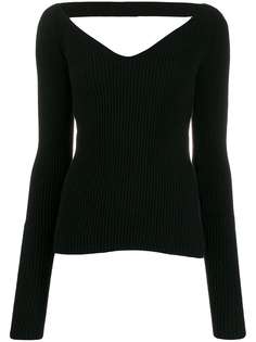 Nº21 трикотажный топ с открытыми плечами