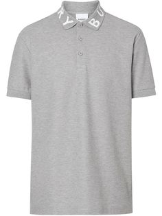Burberry рубашка-поло с логотипом