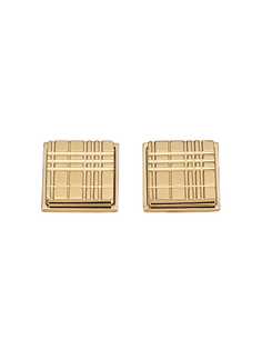 Burberry квадратные запонки с гравировкой