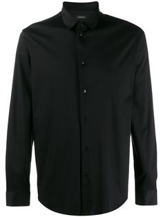 Z Zegna рубашка кроя слим