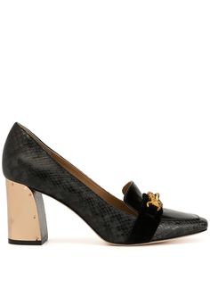 Tory Burch туфли-лодочки Jessa 75 с тиснением под кожу змеи