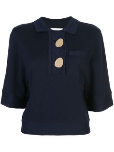 Ba&Sh knitted polo top