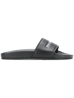 Balenciaga сандалии Pool Flats