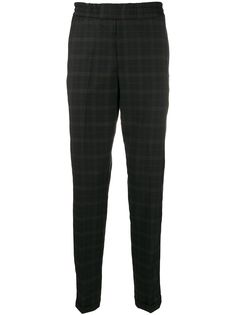 PS Paul Smith клетчатые брюки прямого кроя