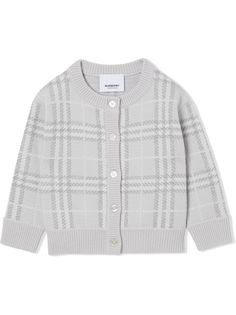 Burberry Kids юбка со складками в клетку Vintage Check