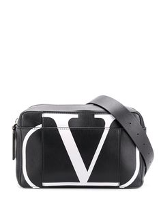 Valentino Garavani поясная сумка с принтом VLogo