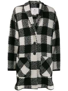 Woolrich однобортное пальто в клетку