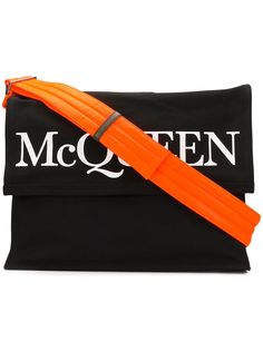 Alexander McQueen дорожная сумка с принтом логотипа