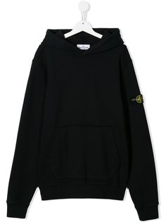 Stone Island Junior худи с вышитым логотипом