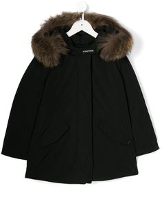 Woolrich Kids пуховик с капюшоном