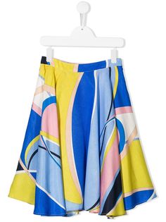 Emilio Pucci Junior юбка с принтом