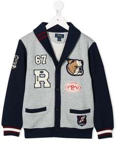 Ralph Lauren Kids кардиган с нашивками