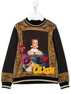 Dolce & Gabbana Kids толстовка с принтом Baroque