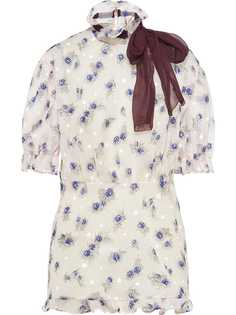 Miu Miu блузка с цветочным принтом