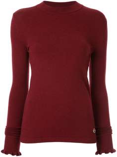 Emilio Pucci трикотажный джемпер с оборками