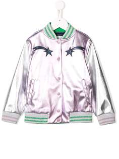 Stella McCartney Kids куртка-бомбер с узором