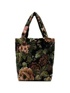 Simone Rocha маленькая сумка-тоут с цветочным узором в стиле гобелена