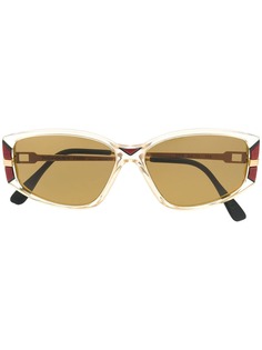 Yves Saint Laurent Pre-Owned затемненные солнцезащитные очки 1980-х годов в квадратной оправе