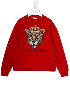 Dolce & Gabbana Kids свитер с принтом