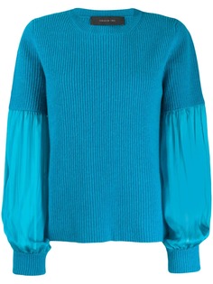 Federica Tosi свитер со складками на рукавах