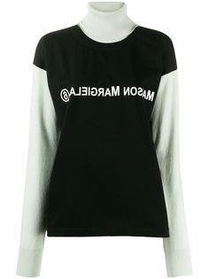 Mm6 Maison Margiela водолазка с логотипом