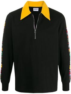 Sss World Corp рубашка-поло с контрастным воротником