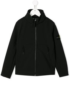 Stone Island Junior куртка на молнии с карманами