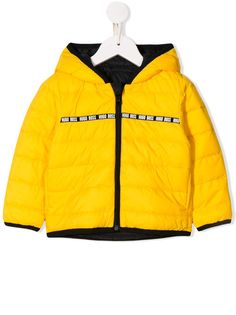 BOSS Kidswear пуховая куртка с капюшоном