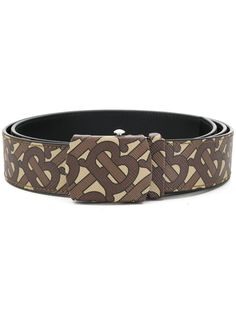 Burberry monogram print belt