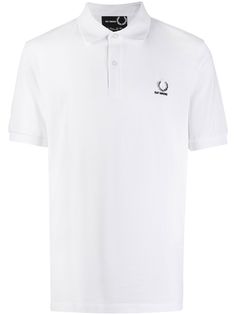 Raf Simons X Fred Perry рубашка-поло с декором Laurel