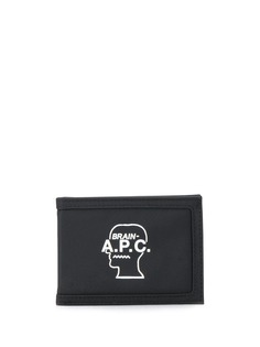 A.P.C. кошелек с логотипом
