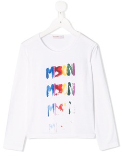 Missoni Kids футболка с принтом