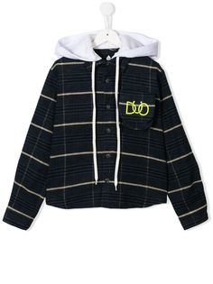 Natasha Zinko Kids рубашка с капюшоном