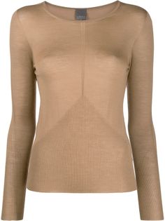 Lorena Antoniazzi кашемировый джемпер с вырезом-лодочкой