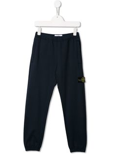 Stone Island Junior спортивные брюки с нашивкой-логотипом
