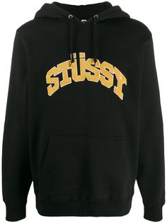 Stussy худи с нашивкой-логотипом