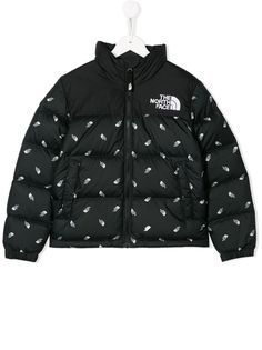 The North Face Kids куртка-пуховик с логотипом