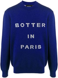 Botter джемпер вязки интарсия с логотипом