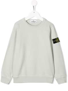 Stone Island Junior толстовка с нашивкой-логотипом