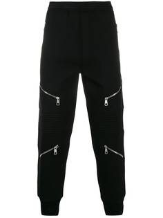 Neil Barrett укороченные спортивные брюки с молниями