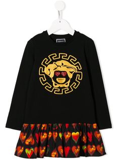 Young Versace платье с логотипом