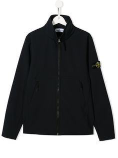 Stone Island Junior куртка с карманом-муфтой